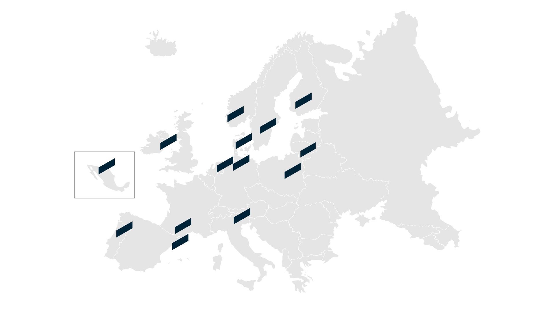 Map ECIU Europe
