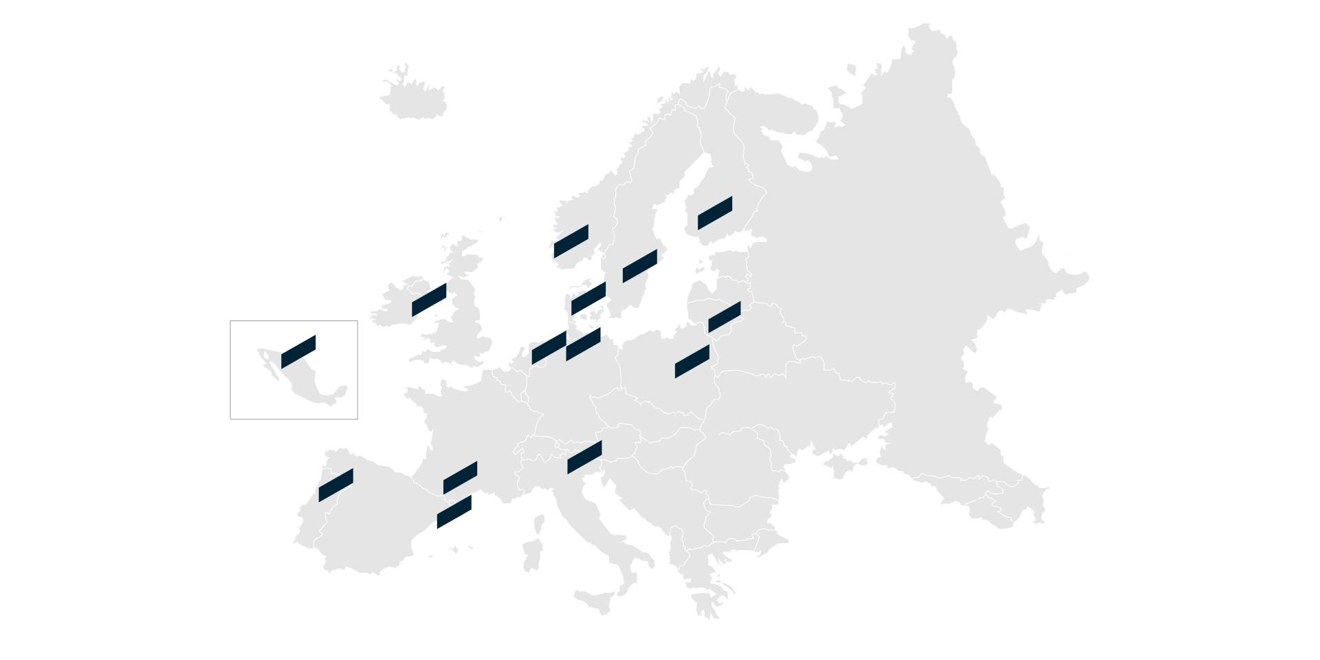 Map ECIU Europe